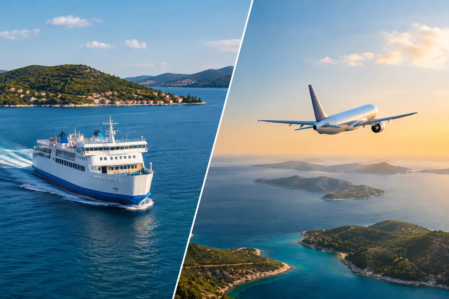 Putovanje na ostrva: Avionom ili trajektom – Šta je pametniji izbor?